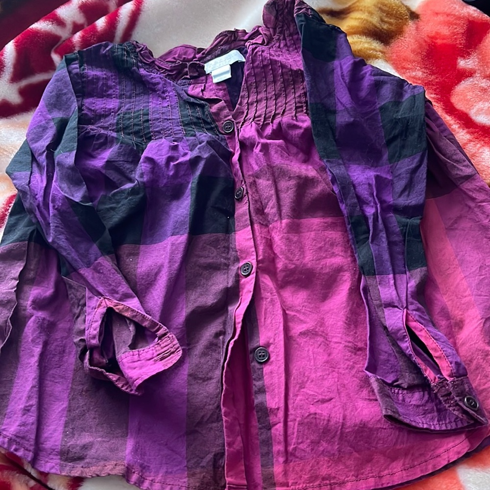 Burberry shirt size 4